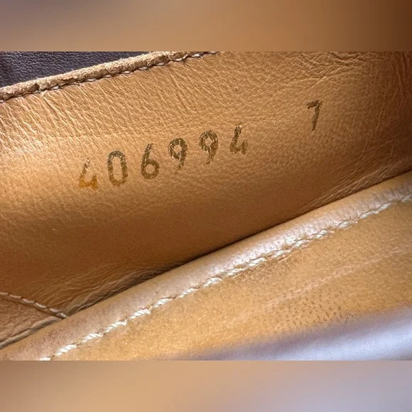 GUCCI JORDAAN Horsebit Leather Loafer Brown 7 / 7.5 US $1050 1953 Brixton - Picture 11 of 11